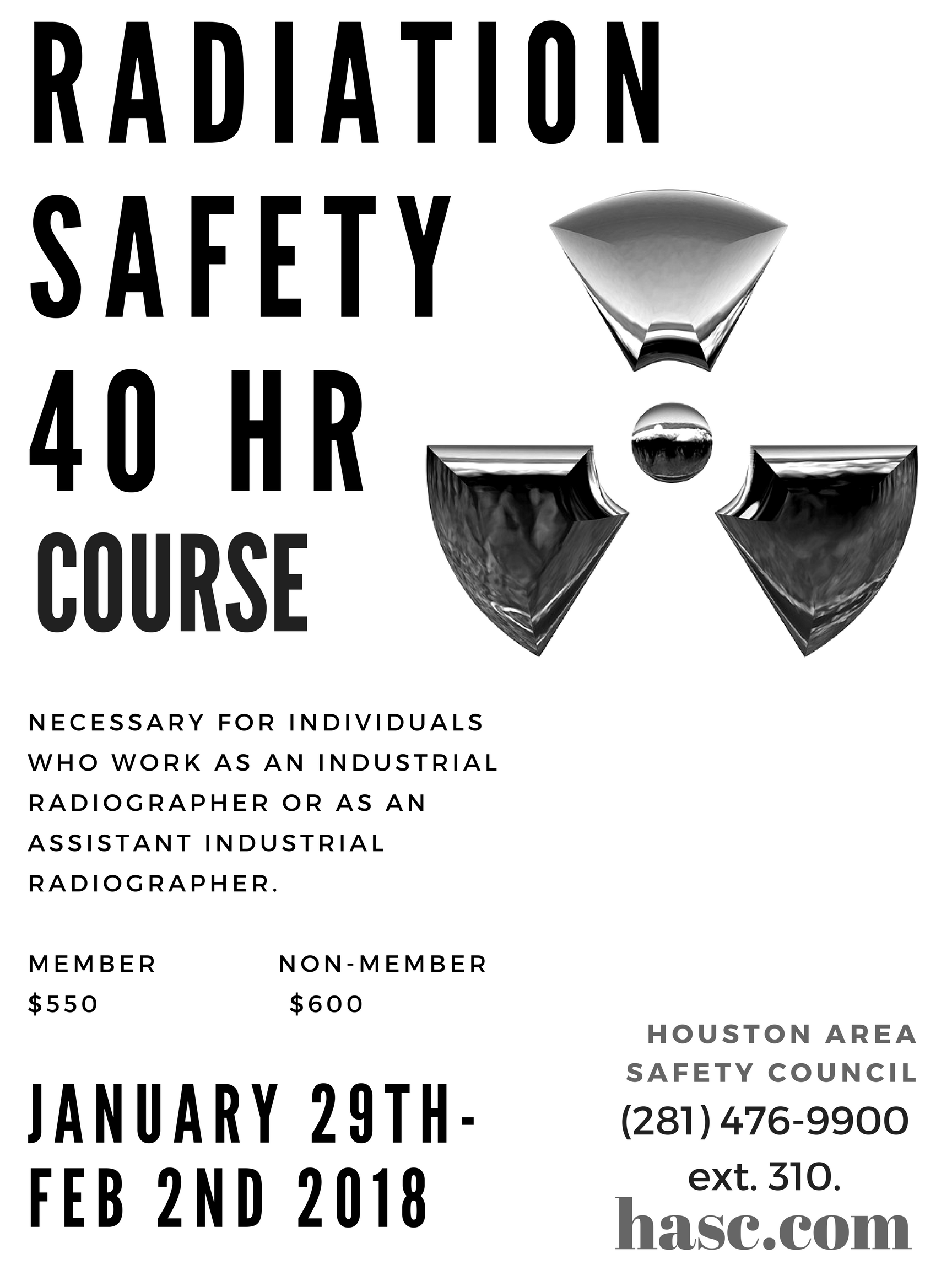 40 Hour Radiation Safety Course